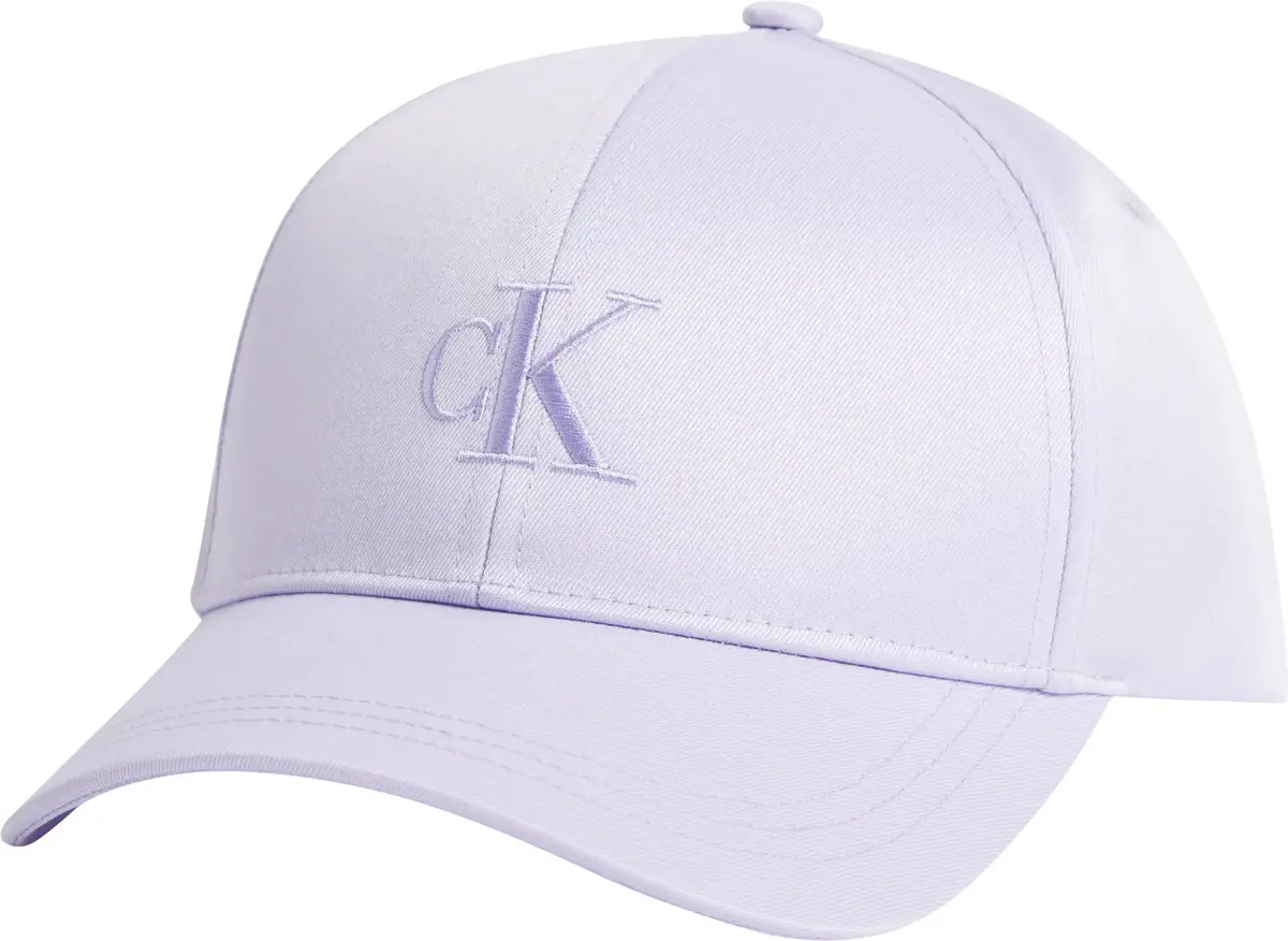 Calvin Klein MONOGRAM EMBRO CAP Kadın Lila Şapka