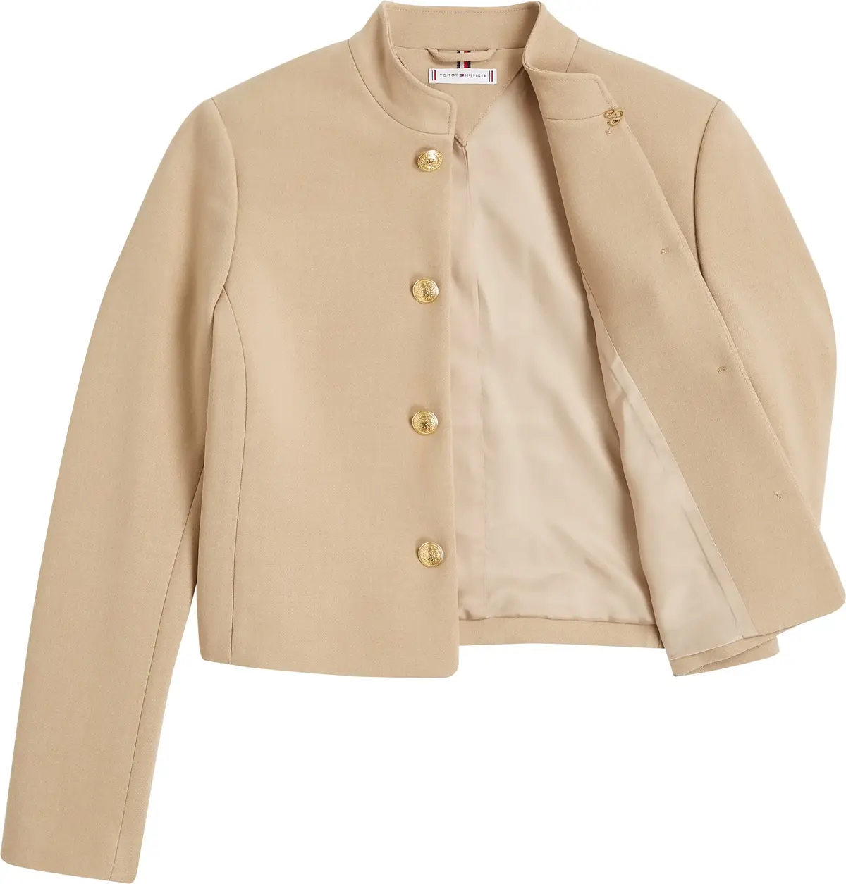 Tommy Hilfiger PUNTO SHORT SB BLAZE, 0GC Bej Kadın Ceket