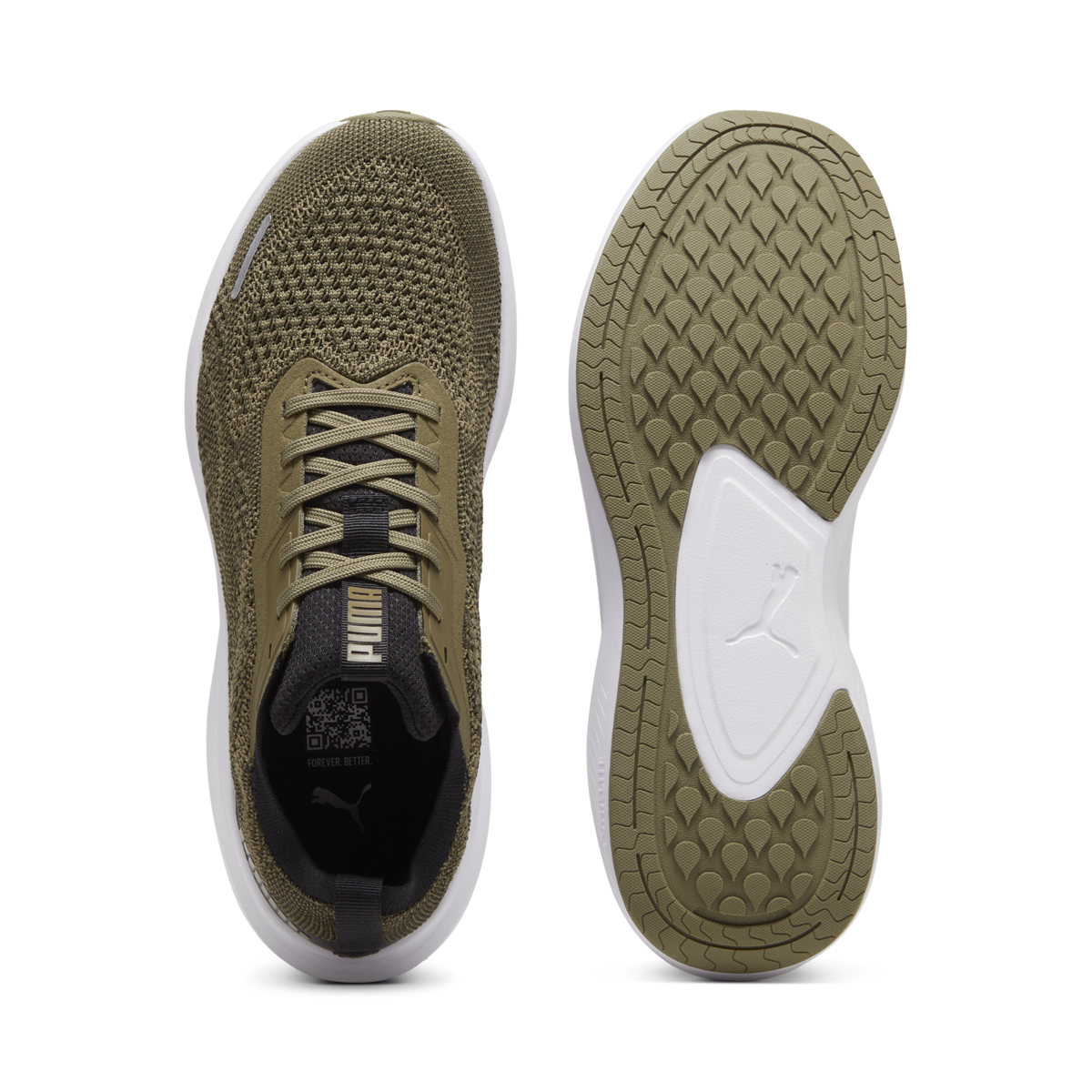 Puma Skyrocket Lite Engineered Yeşil Unisex Yürüyüş ve Koşu Ayakkabısı