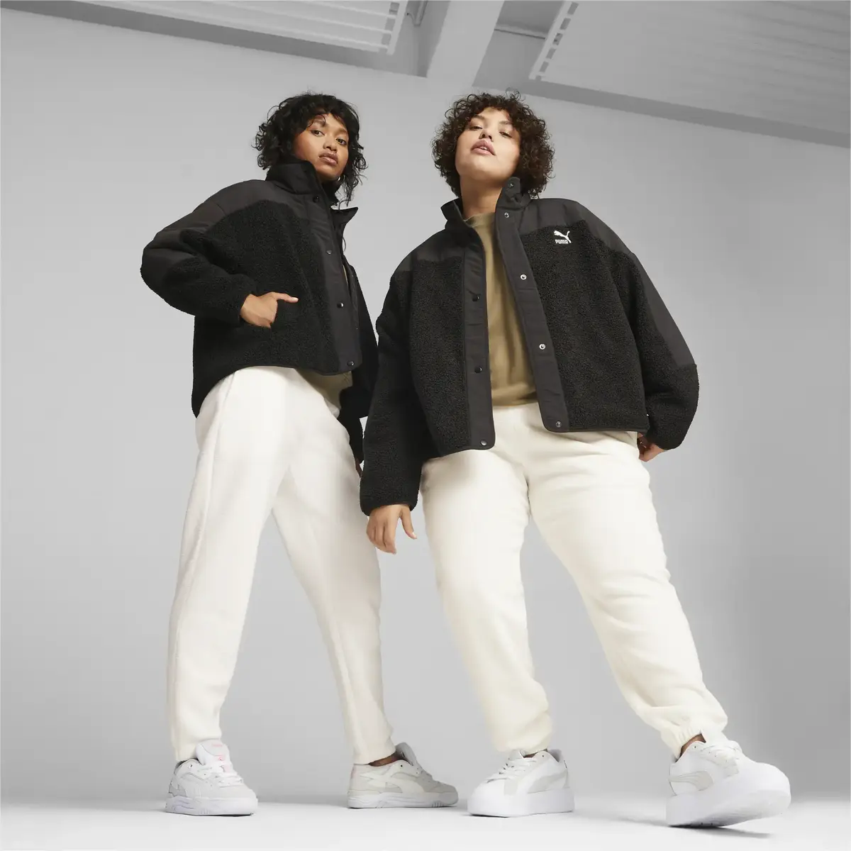 Puma Classics Sherpa Jacket Siyah Kadın Ceket