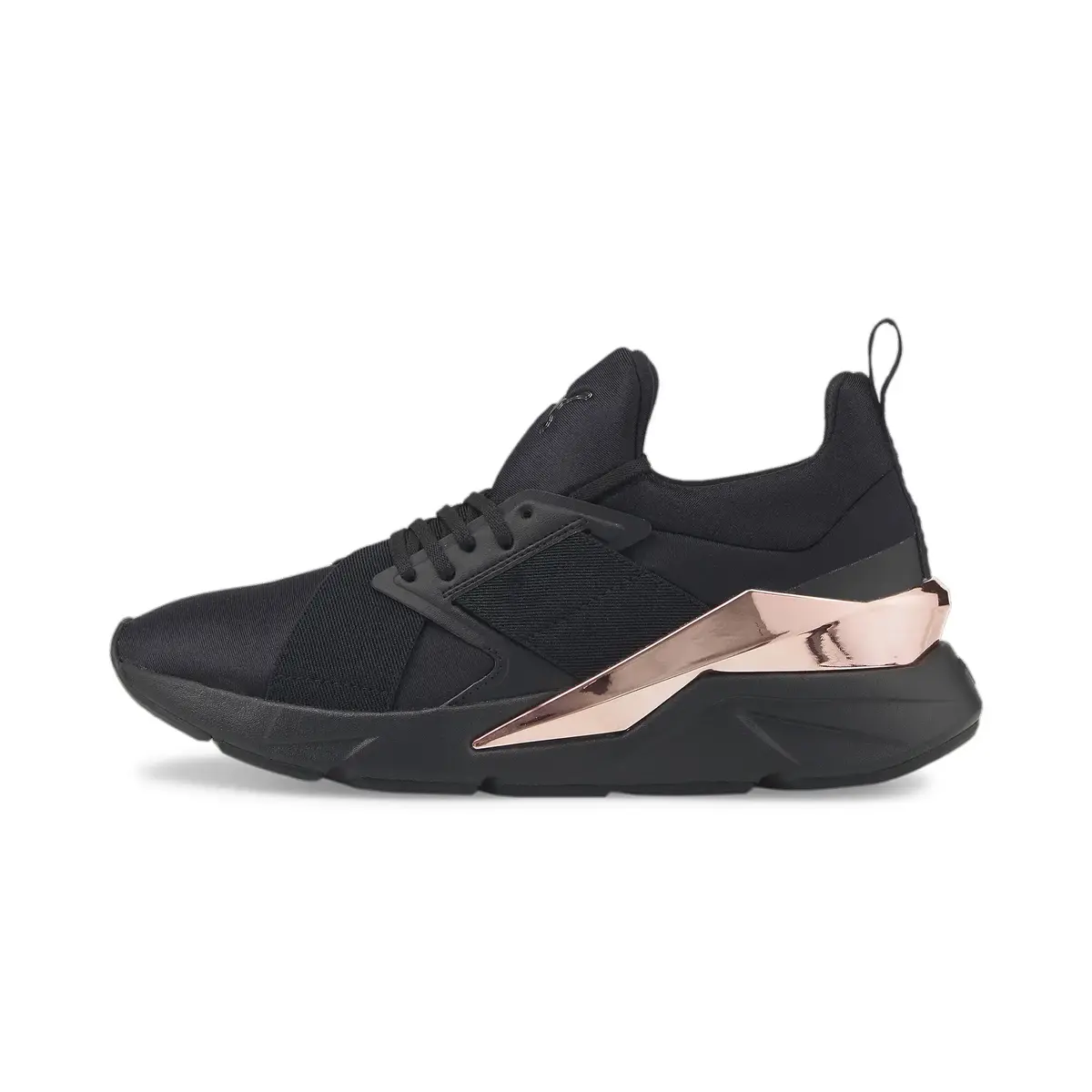 Puma Muse X5 Metal Wns Puma Black-Rose Gold Siyah Kadın Günlük Spor Ayakkabı