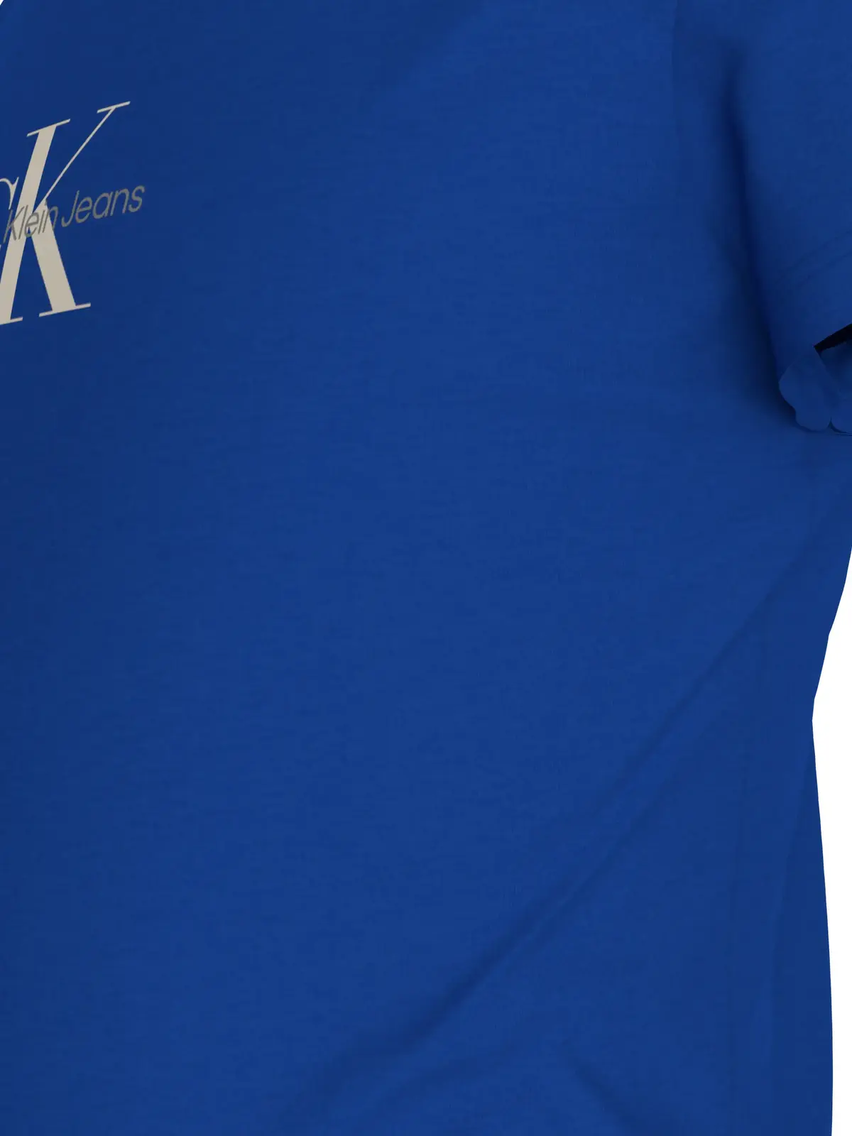 Calvin Klein MICRO MONOGRAM TOP, C66 Mavi Kadın T-Shirt & Polo