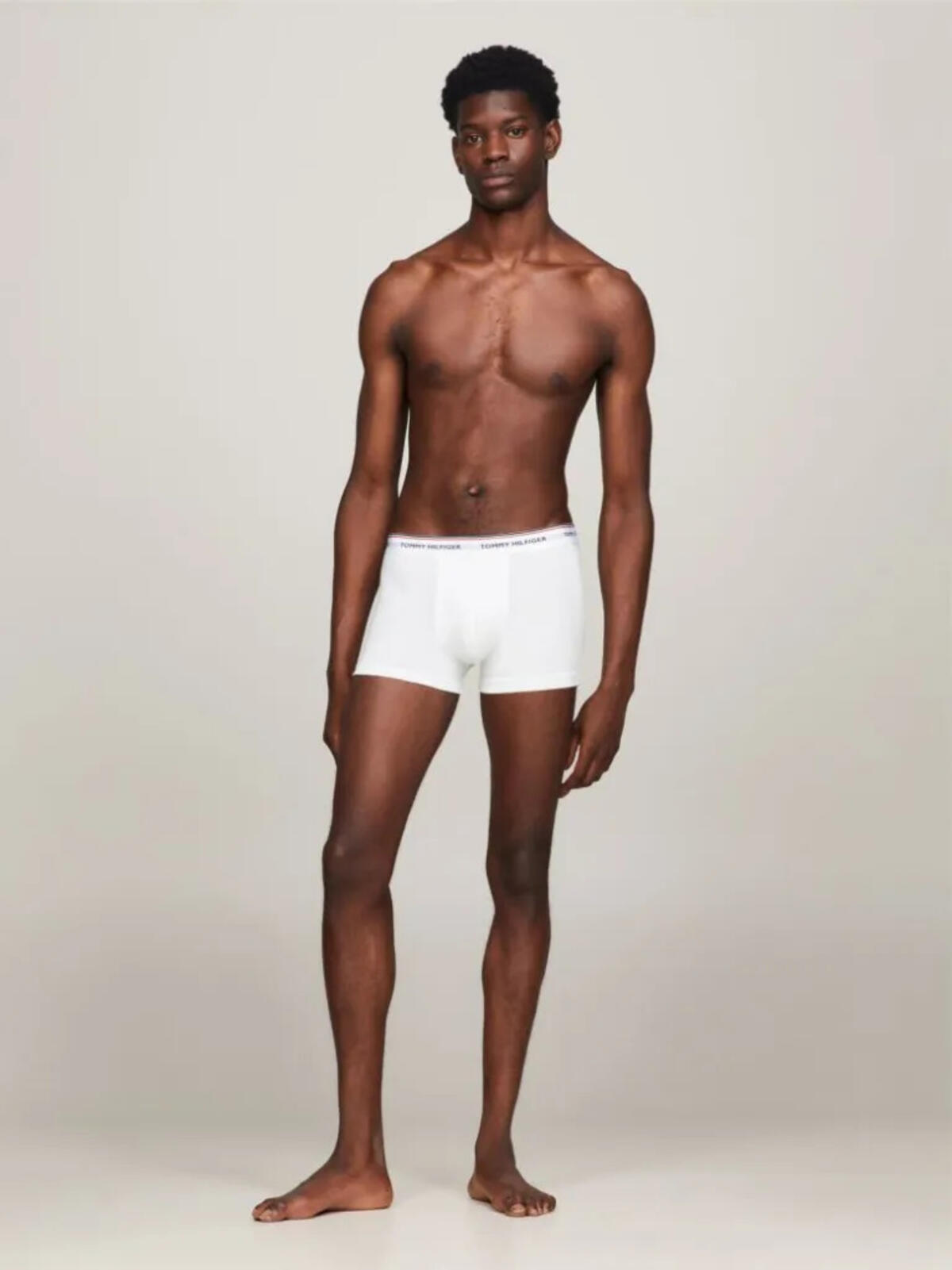 Tommy Hilfiger 3P TRUNK, 100 Beyaz 3'lü Erkek Boxer