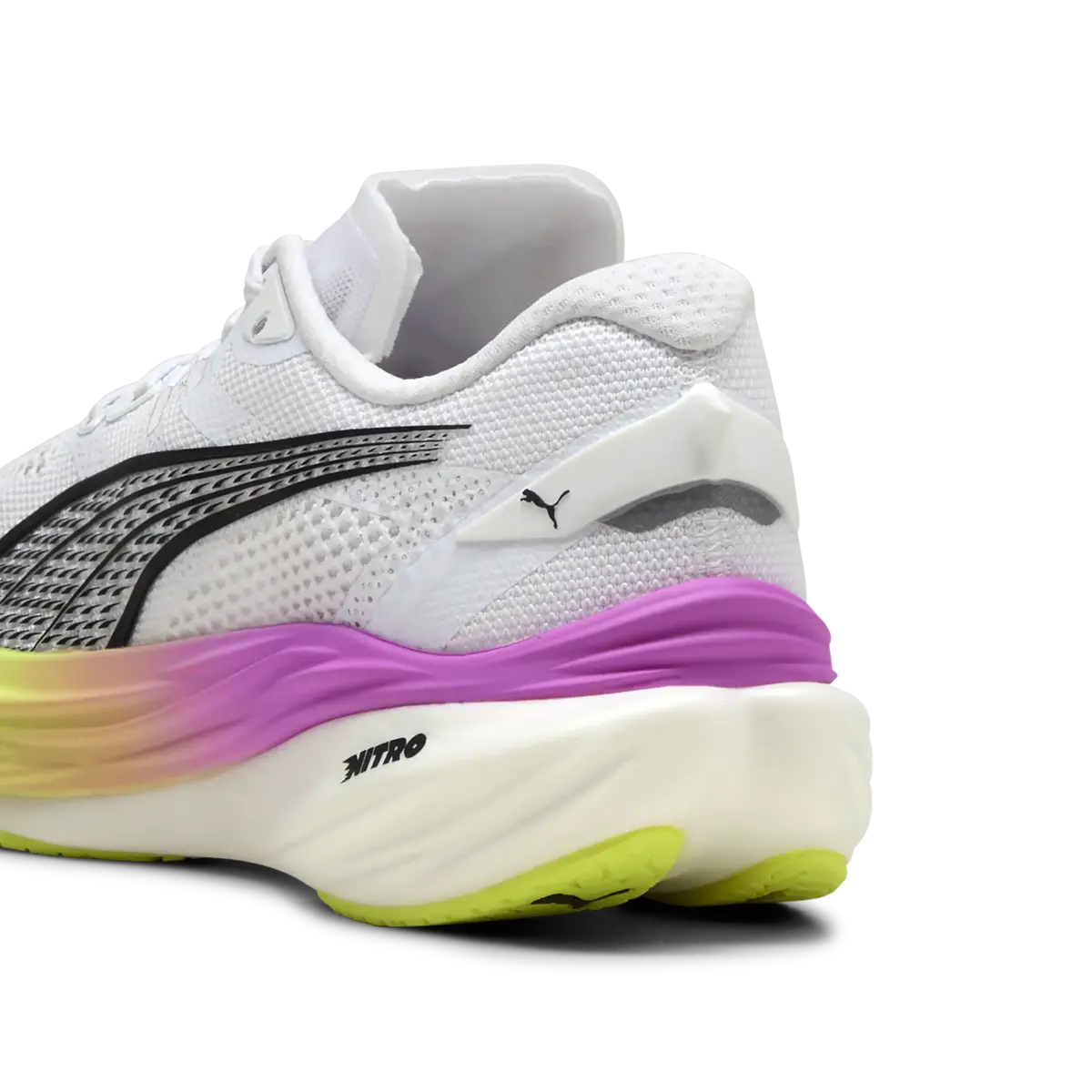 Puma Deviate NITROTM3 Wns Beyaz Kadın Koşu Ayakkabısı