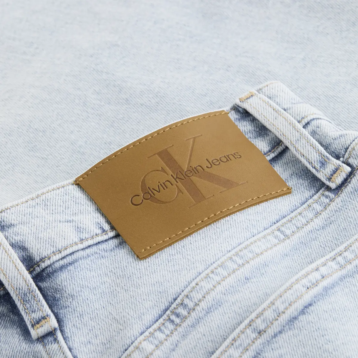 Calvin Klein MOM JEAN Kadın Mavi Kot Pantolon