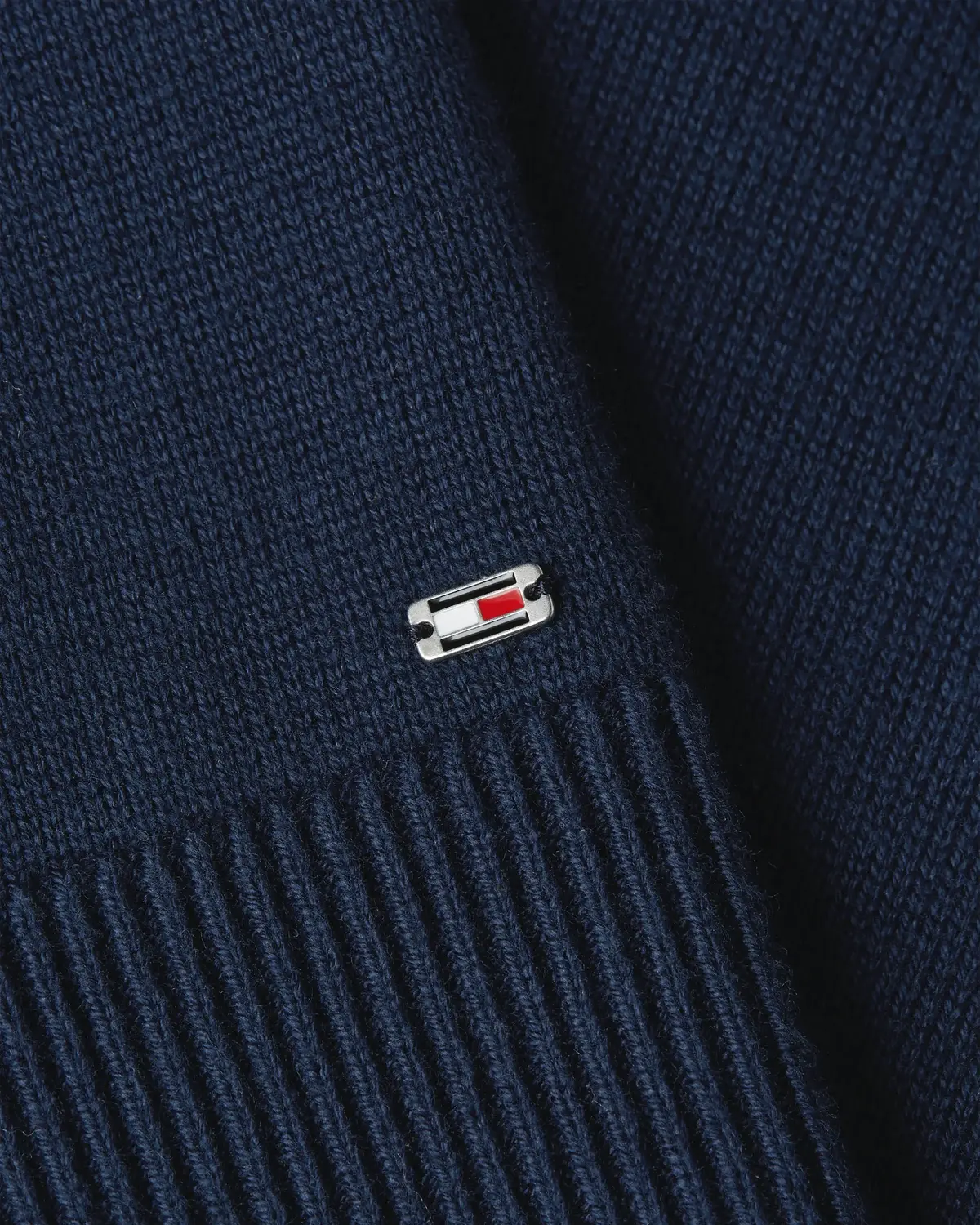 Tommy Hilfiger LOGO C-NECK CROPPED, C1G Lacivert Kadın T-Shirt & Polo
