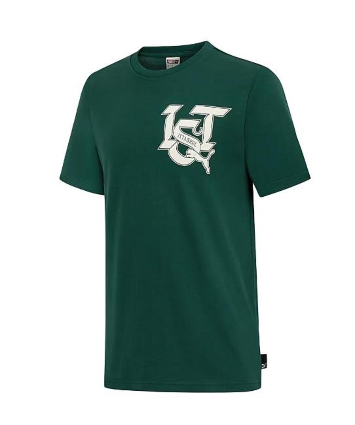 Puma Istanbul Graphic Tee Yeşil Erkek T-Shirt