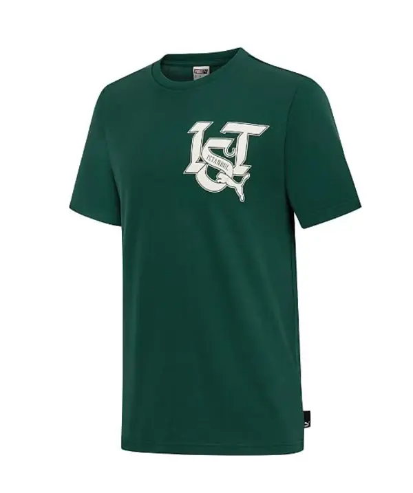 Puma Istanbul Graphic Tee Yeşil Erkek T-Shirt