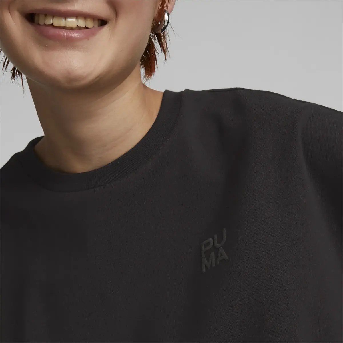 Puma Infuse Relaxed Tee Siyah Kadın T-Shirt