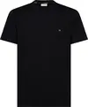 Calvin Klein COTTON LOGO EMBROIDE Erkek Siyah T-Shirt