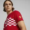 Puma Ferrari Race Ton Shield Tee Kırmızı Erkek T-Shirt