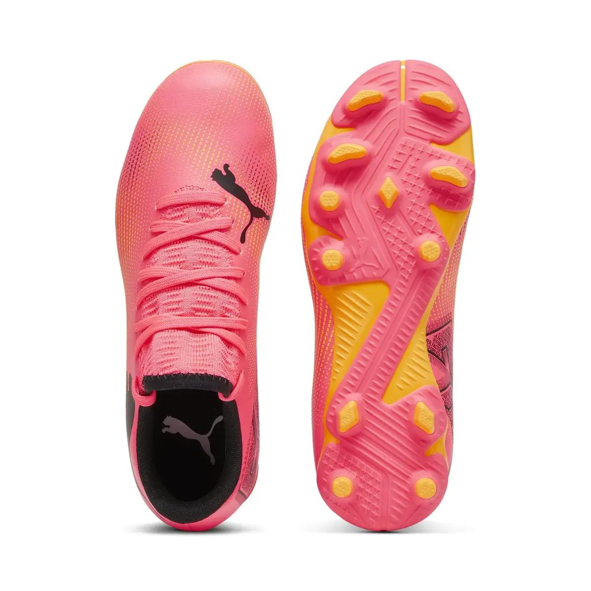 PUMA FUTURE 7 PLAY FG/AG Jr Pembe Erkek Krampon