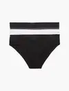 Calvin Klein 2PK BIKINI-LACE Kadın Siyah Bkini Külot Set