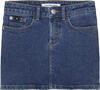 Calvin Klein DENIM SKIRT MID BLUE Kadın Mavi Etek