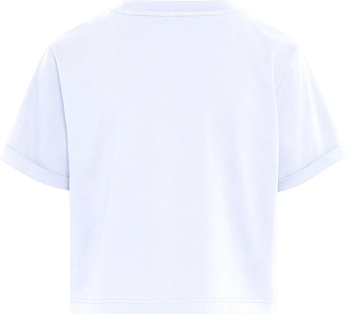 Calvin Klein SS LIQUID CK CROPPED, YAA Beyaz Kadın T-Shirt & Polo
