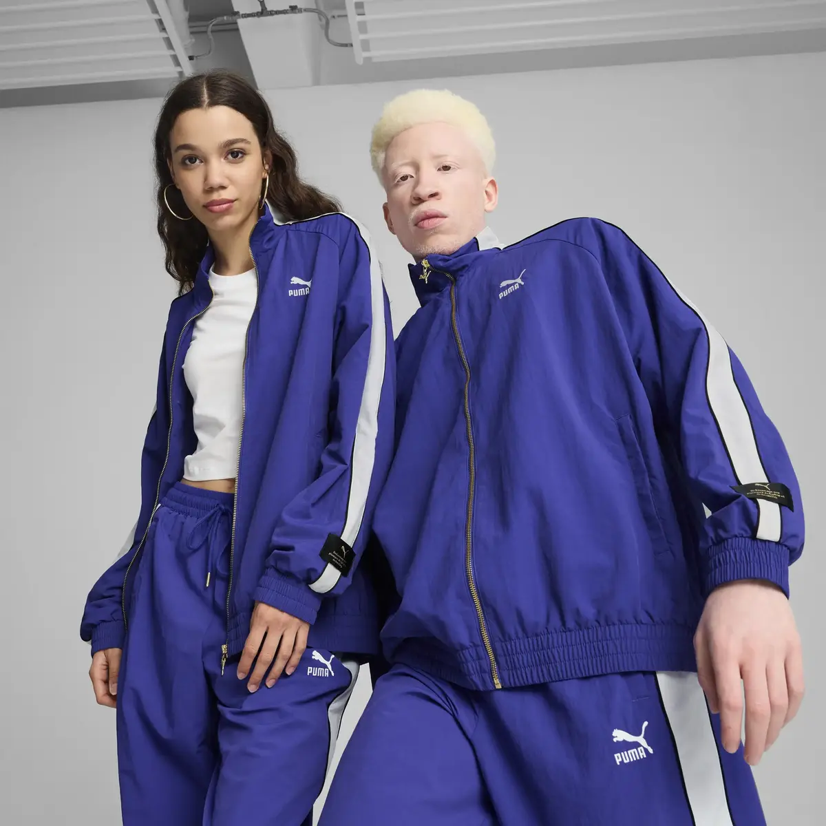 Puma T7 PLAY.PARIS. Track Jacket Mor Erkek Sweatshirt