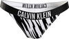 Calvin Klein BRAZILIAN-PRINT Kadın Siyah Bikini Altı