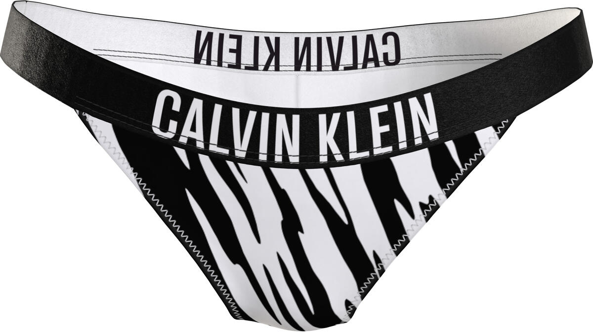 Calvin Klein BRAZILIAN-PRINT Kadın Siyah Bikini Altı