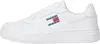 Tommy Hilfiger TJW RETRO BASKET ESS, YBS Beyaz Kadın Spor Ayakkabı & Sneaker