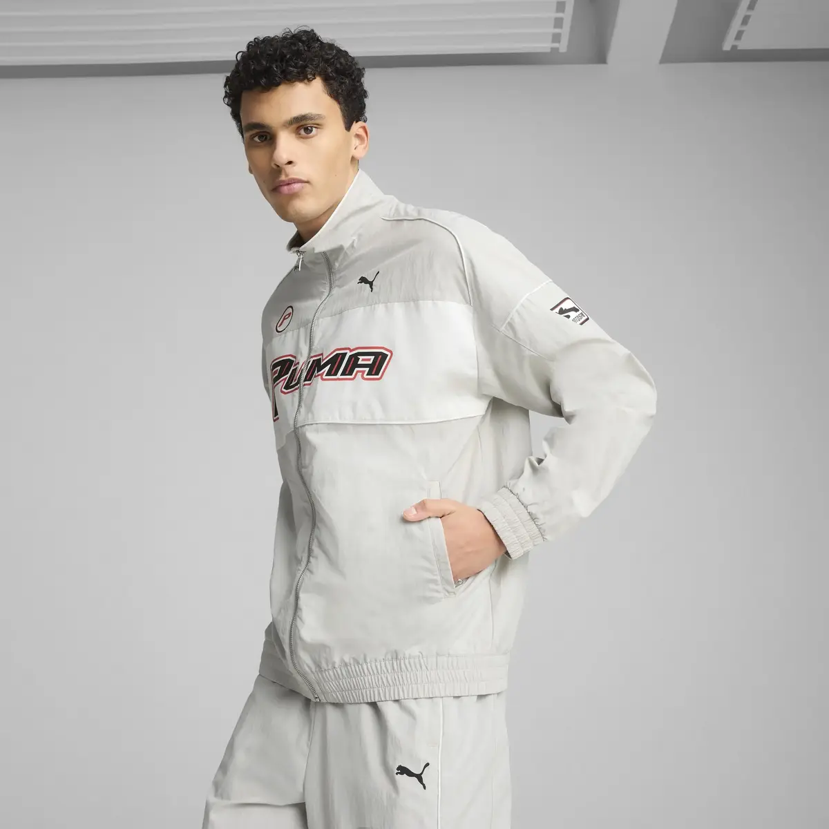 PUMA SDS Relaxed Track Jacket Gri Erkek Ceket