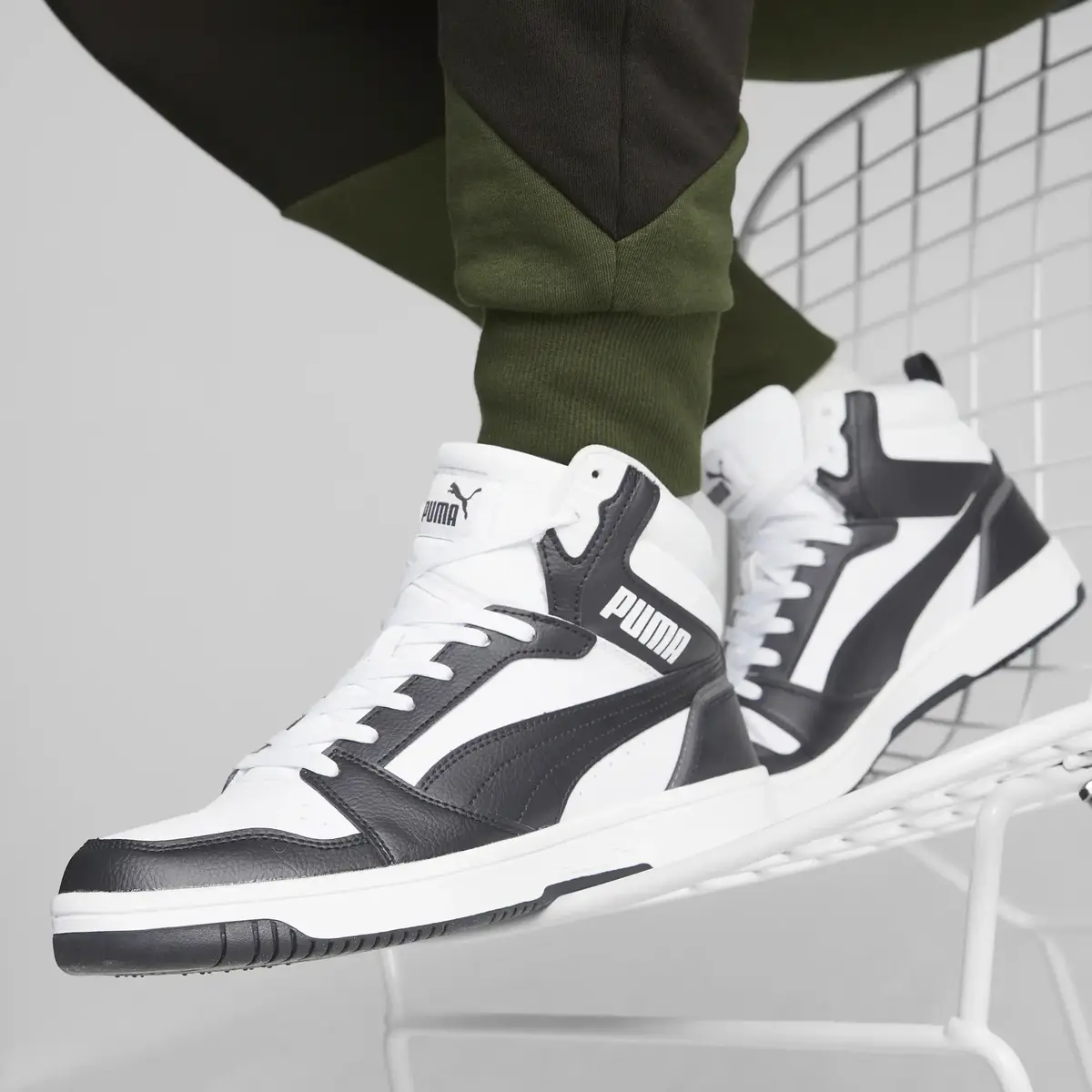 Puma Rebound v6 Beyaz Erkek Spor Ayakkabı & Sneaker