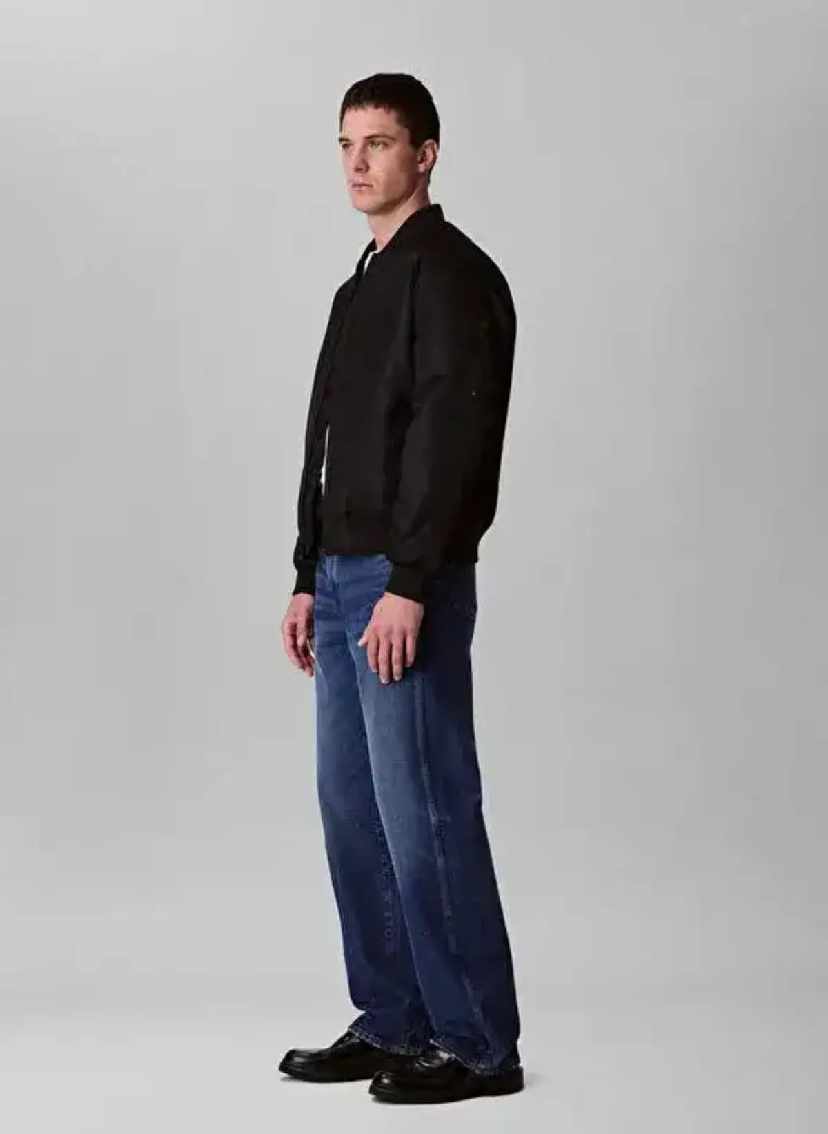 Calvin Klein LS JEANS HERO BOMBER Siyah Erkek Ceket