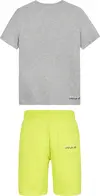 Calvin Klein SPLIT LOGO TEE JOGGE Erkek Gri Şort