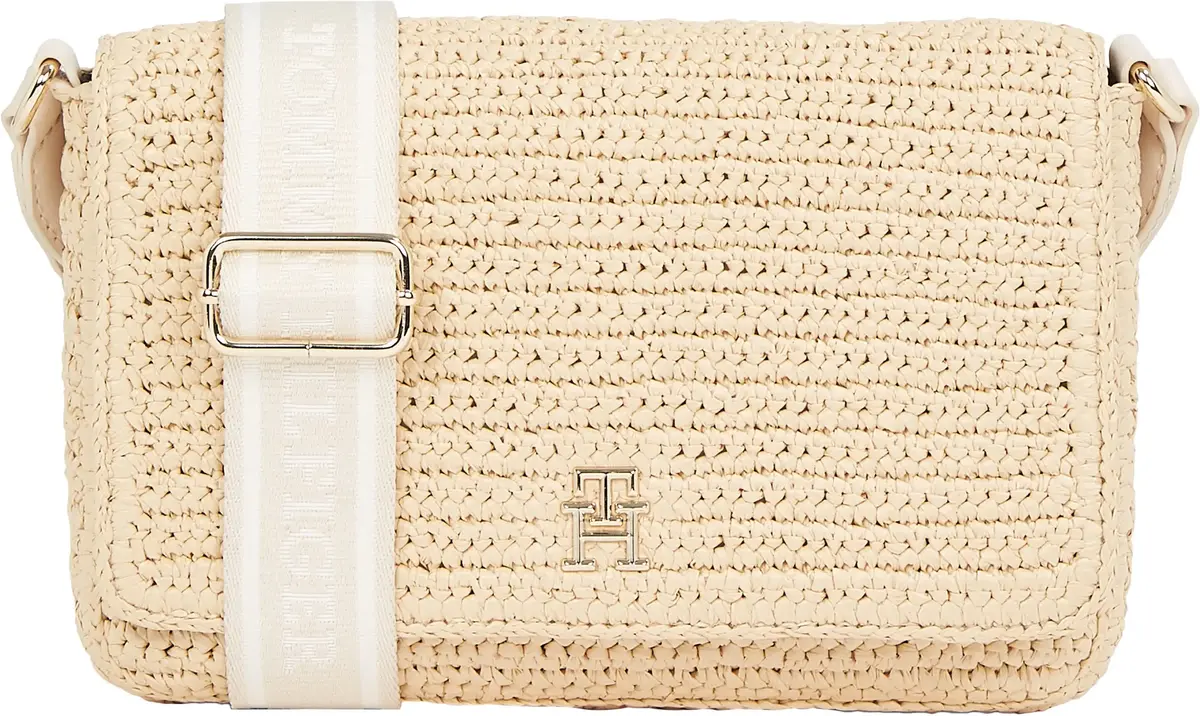 Tommy Hilfiger TH SPRING LOGO CONV, AA8 Krem Kadın Çanta & Cüzdan