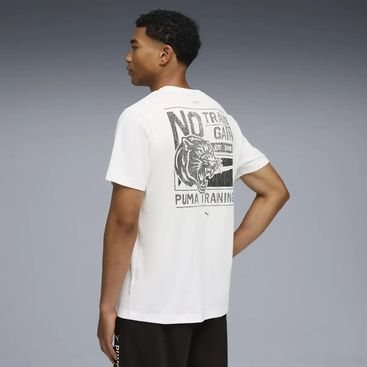 Puma M GRAPHIC ILLUSTRATED TEE Beyaz Erkek T-Shirt