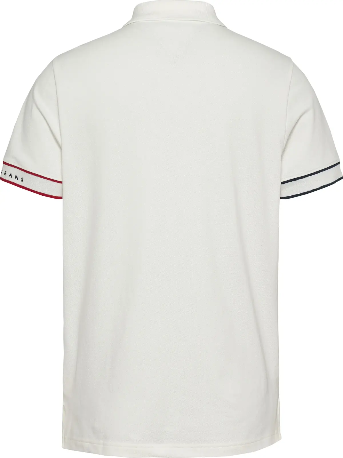 Tommy Hilfiger TJM SLIM FLAG CUFF P, YBL Beyaz Erkek T-Shirt & Polo