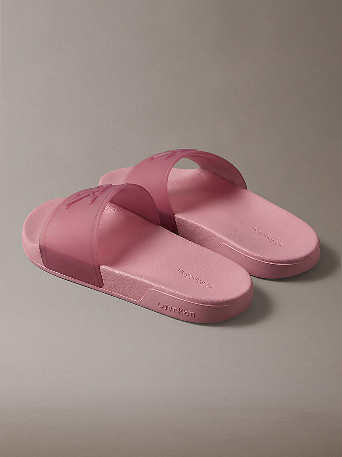 Calvin Klein ESS SLIDE TPU, VCE, 36 Kadın Pembe Plaj Terliği