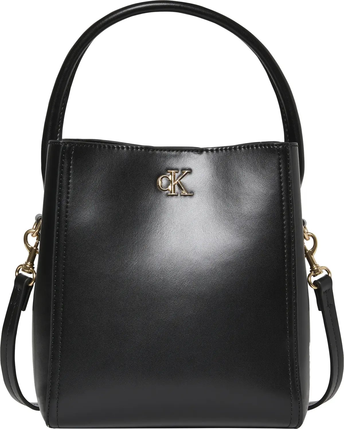 Calvin Klein CK BUCKET WITH STRAP Kadın Siyah Omuz Çanta