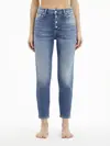 Calvin Klein MOM JEAN Kadın Mavi Kot Pantolon