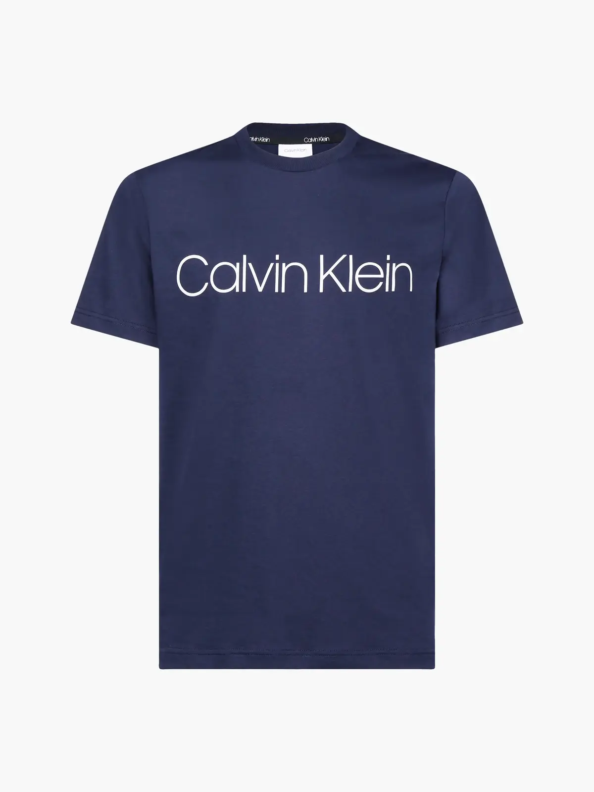 Calvin Klein COTTON FRONT LOGO T- Erkek Lacivert T-Shirt