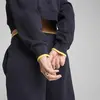 PUMA WARDROBE ESS Graphic Crew Lacivert Kadın Sweatshirt