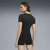 Puma W PUMA SHAPE BABY TEE Siyah Kadın Crop