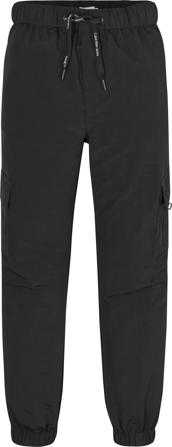 Calvin Klein SOFT TECH CARGO PANT Erkek Siyah Kargo Pantolonu