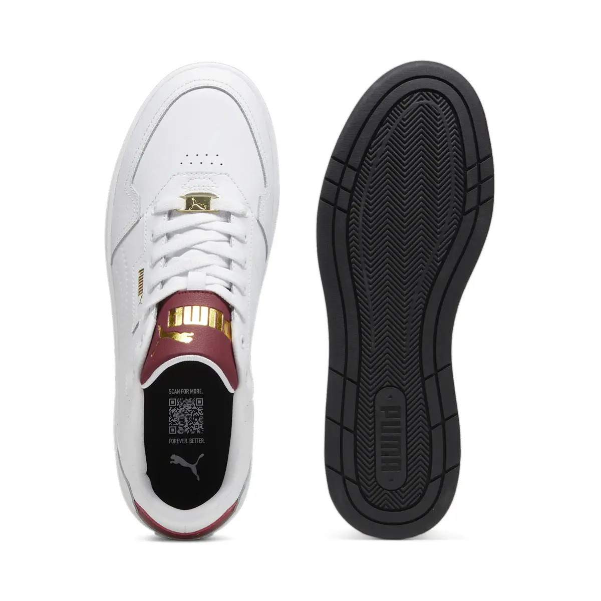 Puma Court Classic Lux Beyaz Erkek Günlük Spor Ayakkabı