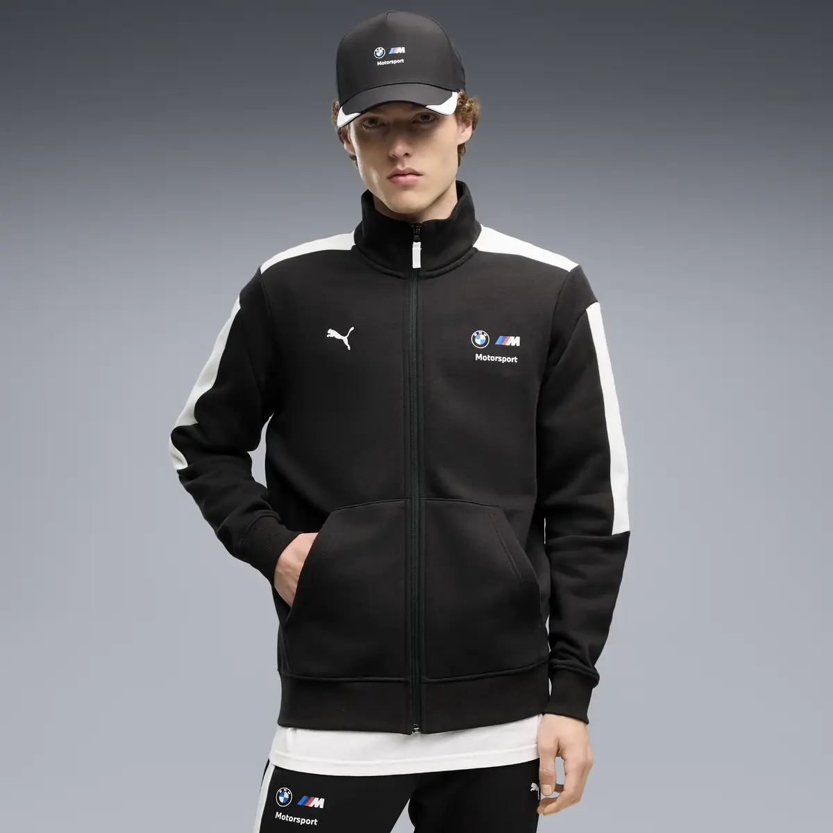 PUMA BMW MMS MT7 Jacket Siyah Erkek Sweatshirt