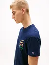 Tommy Hilfiger TJM REG TWISTED SIGN, C1G Lacivert Erkek T-Shirt & Polo