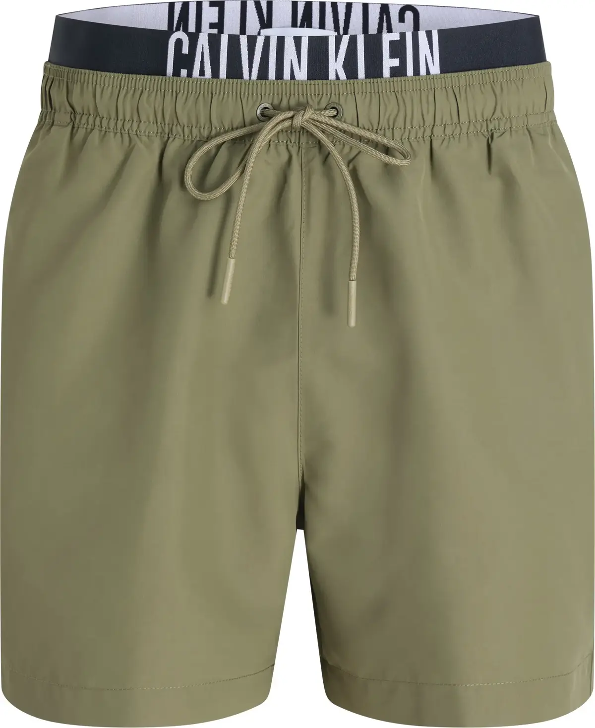 Calvin Klein MEDIUM DOUBLE WB, LB6 Yeşil Erkek Mayo