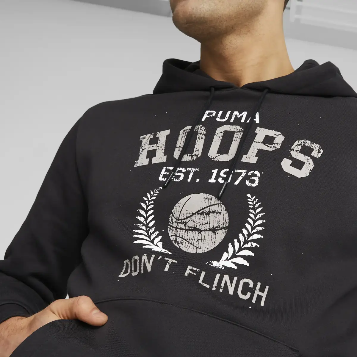 Puma Graphic Booster Hoodie Siyah Erkek Hoodie