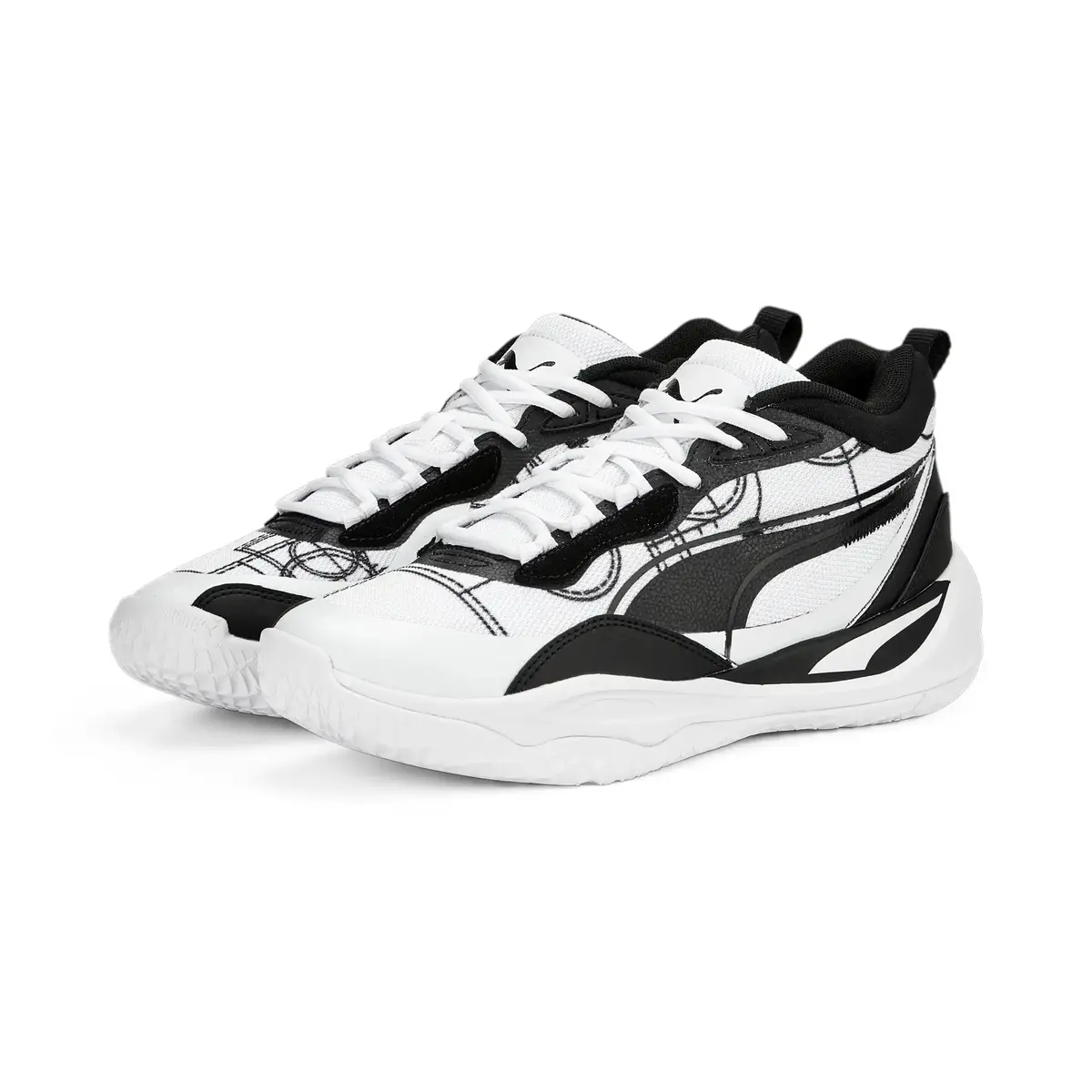 Puma Playmaker Pro Courtside Beyaz Erkek Günlük Spor Ayakkabı