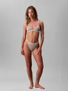 Calvin Klein UNLINED TRIANGLE Gri Astarsız Üçgen Sütyen