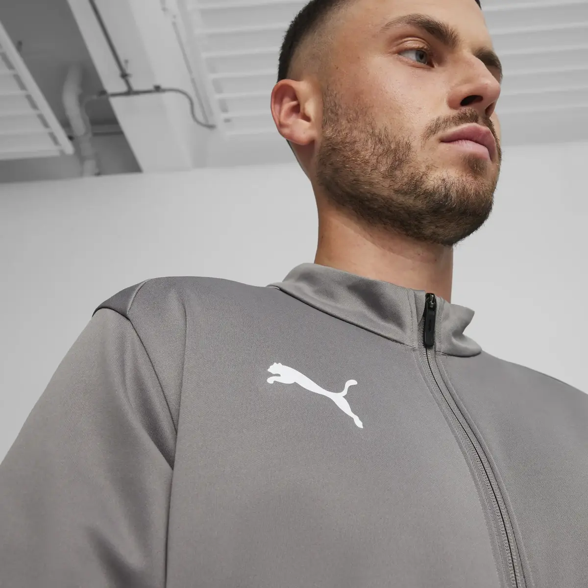Puma teamGOAL Training Jacket Gri Erkek Antrenman Ceketi