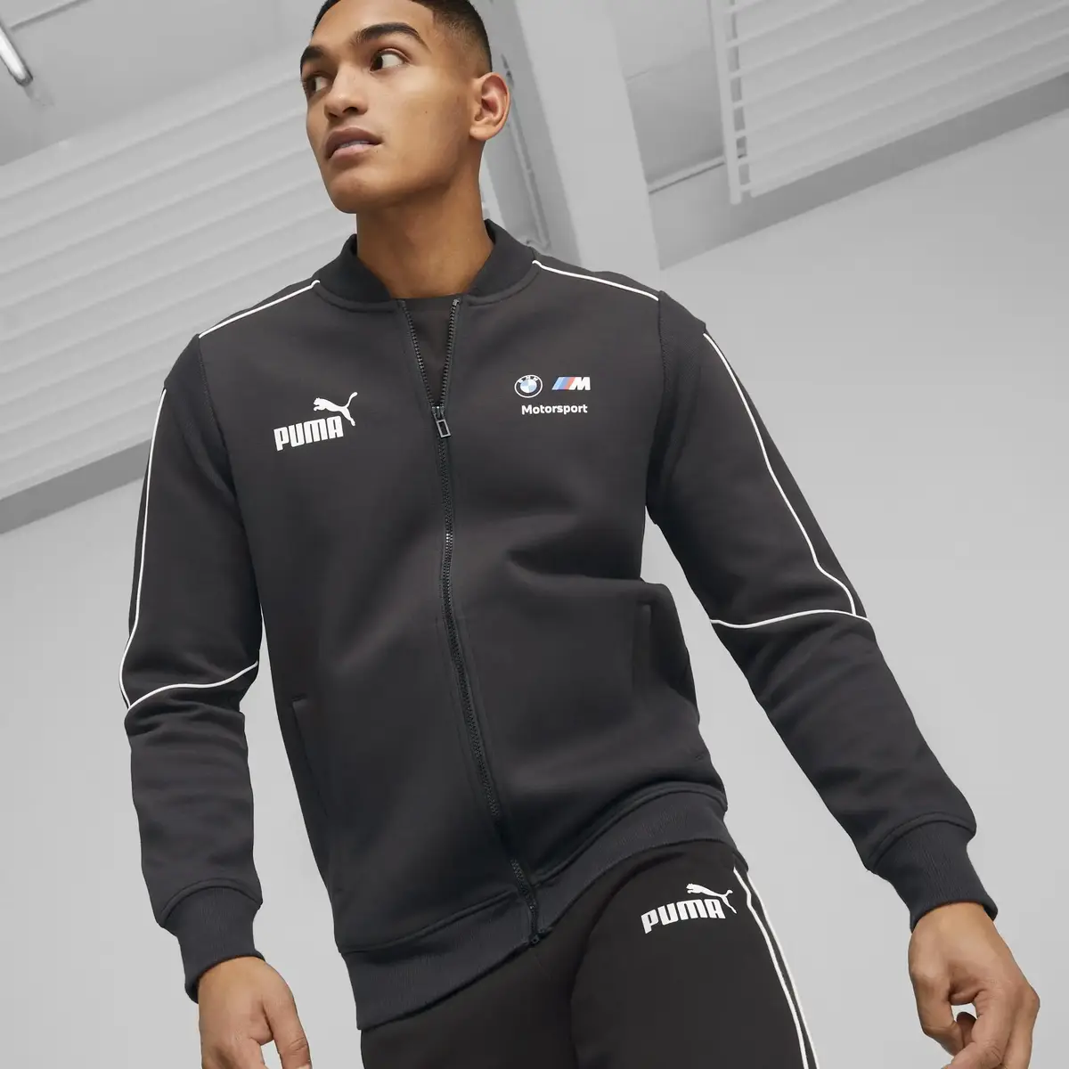 Puma BMW M Motorsport MT7 Fermuarlı Sweatshirt