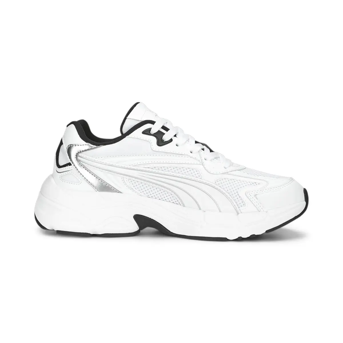 Puma Teveris Nitro Metallic Wns PUMA Beyaz Kadın Günlük Spor Ayakkabı