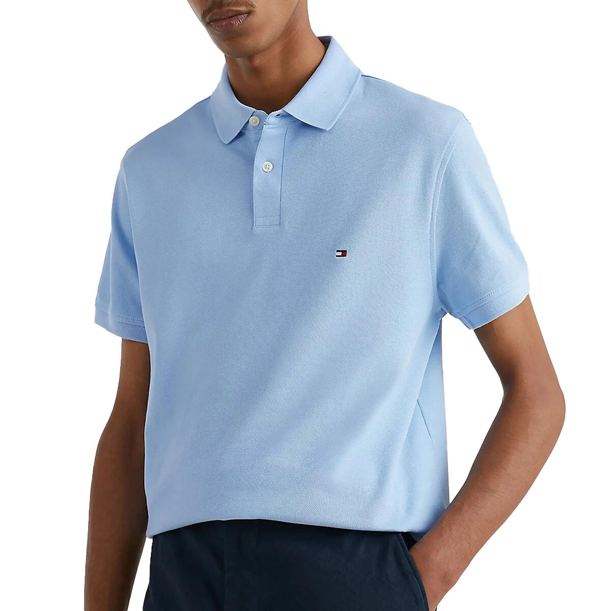 Tommy Hilfiger 1985 REGULAR POLO, C1Z Erkek Mavi T-Shirt