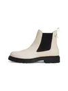 Tommy Hilfiger TH LEATHER CLEATED C, ACI Krem Kadın Bot