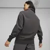Puma YONA Half-Zip Crew Gri Kadın Sweatshirt